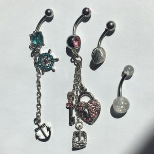Variety of belly button rings! All for $8!